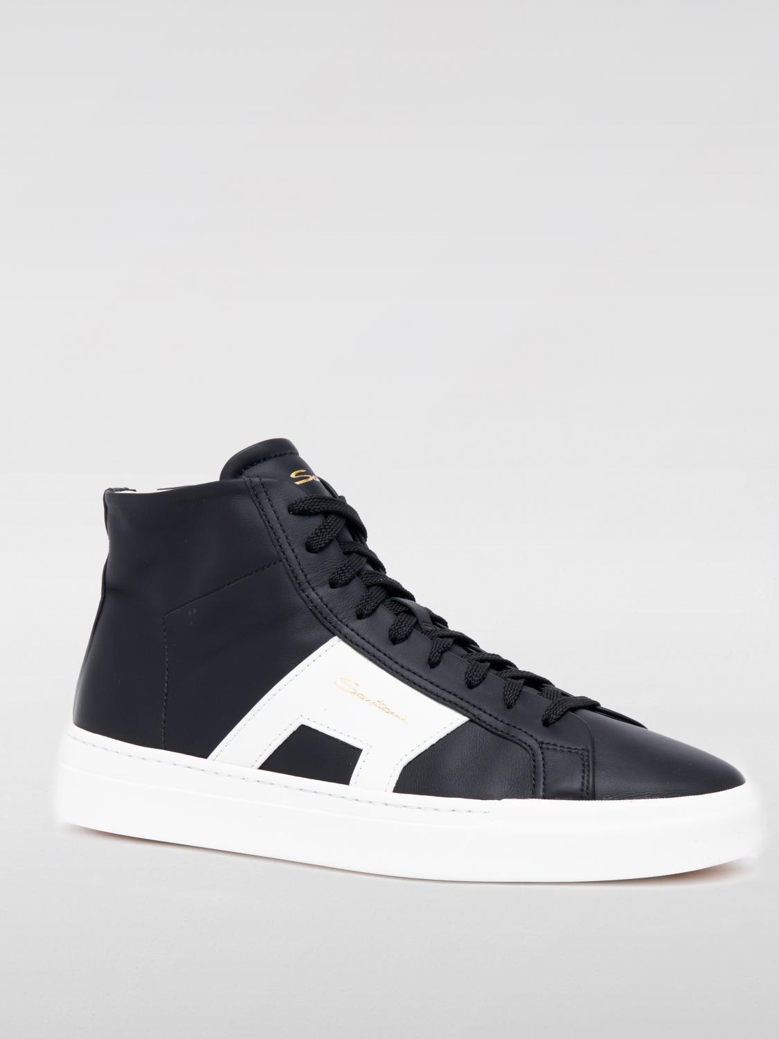 SANTONI SNEAKERS: Sneakers herren Santoni, Schwarz - Img 2