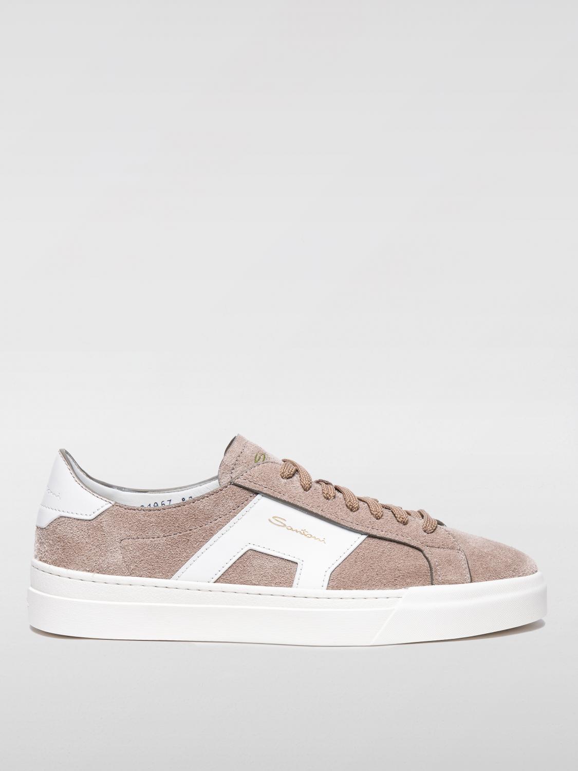 SANTONI SNEAKERS: Sneakers men Santoni, Natural - Img 1