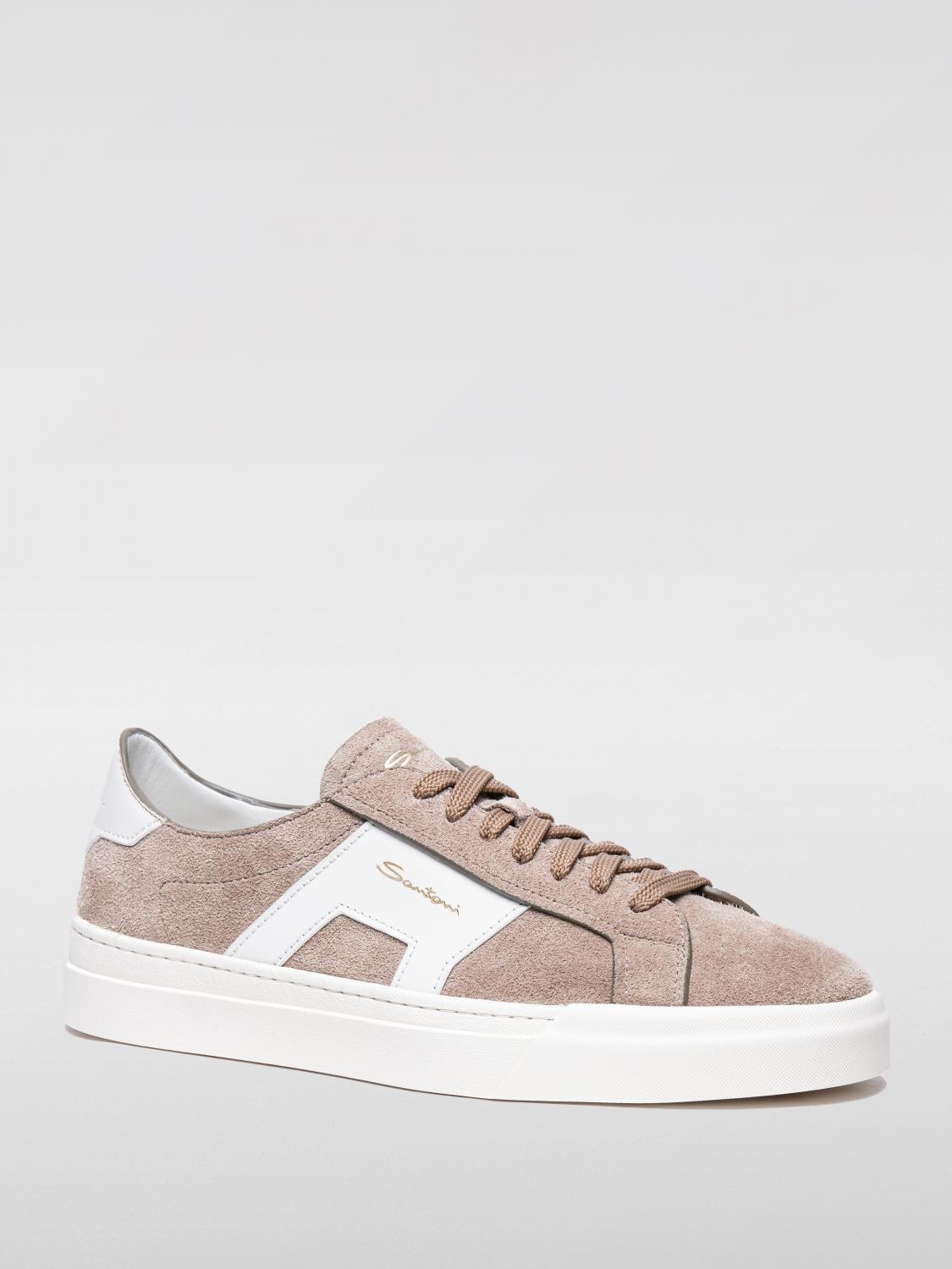 SANTONI SNEAKERS: Sneakers men Santoni, Natural - Img 2