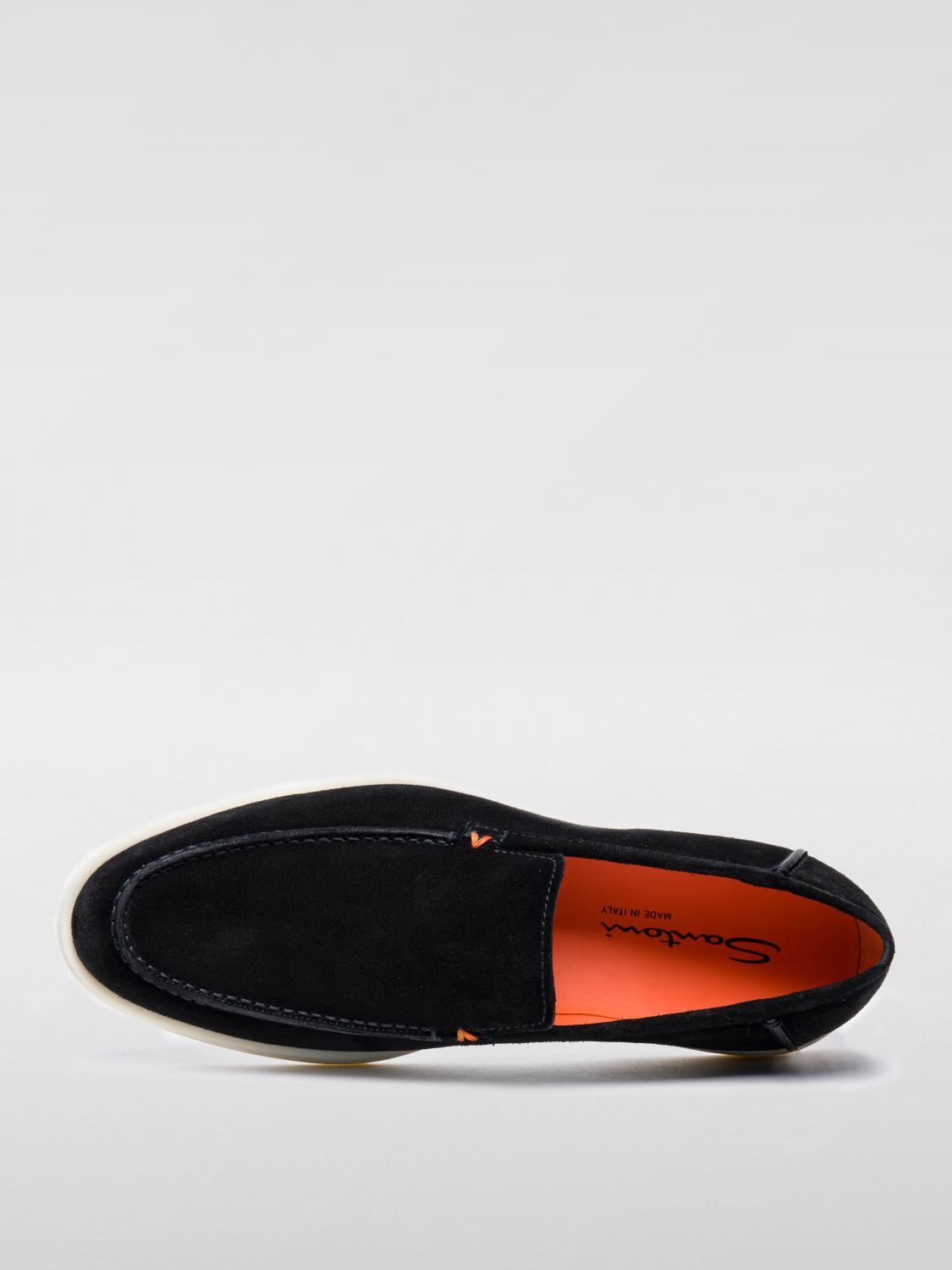 SANTONI MOCASSINI: Mocassino Santoni in camoscio , Nero - Img 3