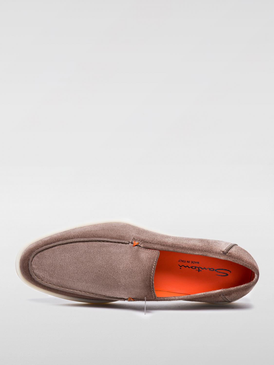 SANTONI MOCASSINI: Mocassino Santoni in camoscio , Marrone - Img 3