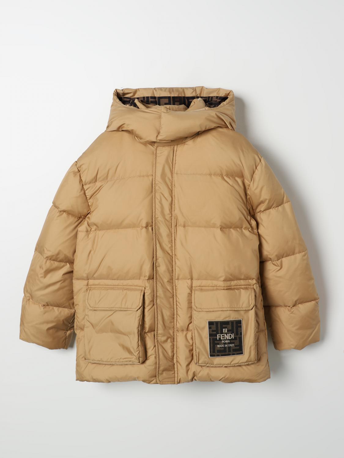 FENDI Jacket kids Beige Fendi jacket JUA176AS56 online at GIGLIO.COM