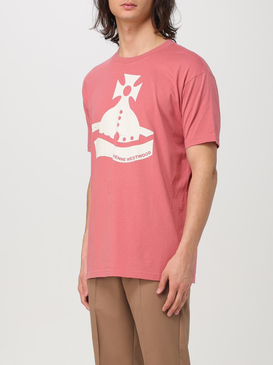 VIVIENNE WESTWOOD T-SHIRT: T-shirt men Vivienne Westwood, Pink - Img 3