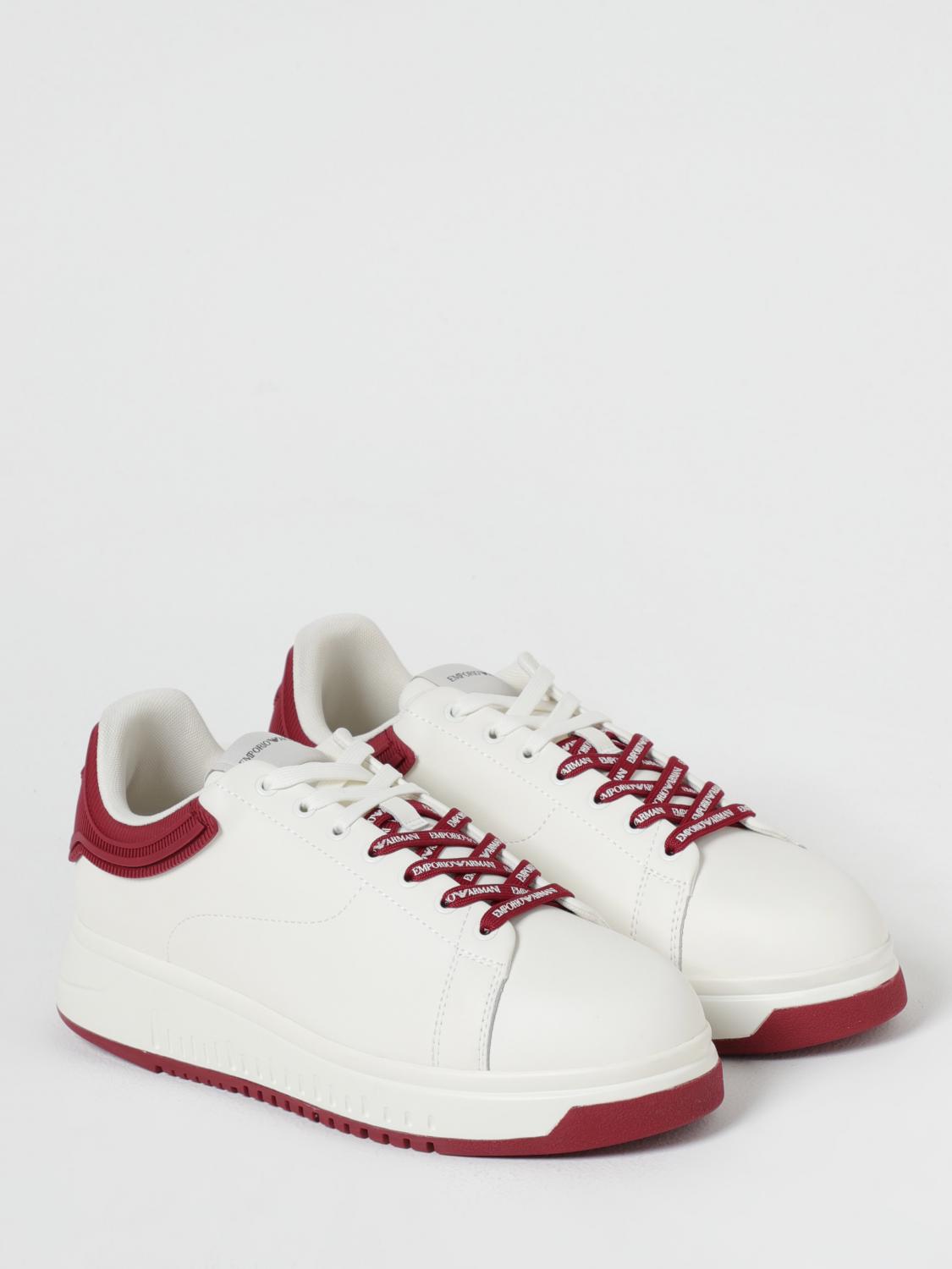 EMPORIO ARMANI SNEAKERS: Shoes men Emporio Armani, White 1 - Img 2