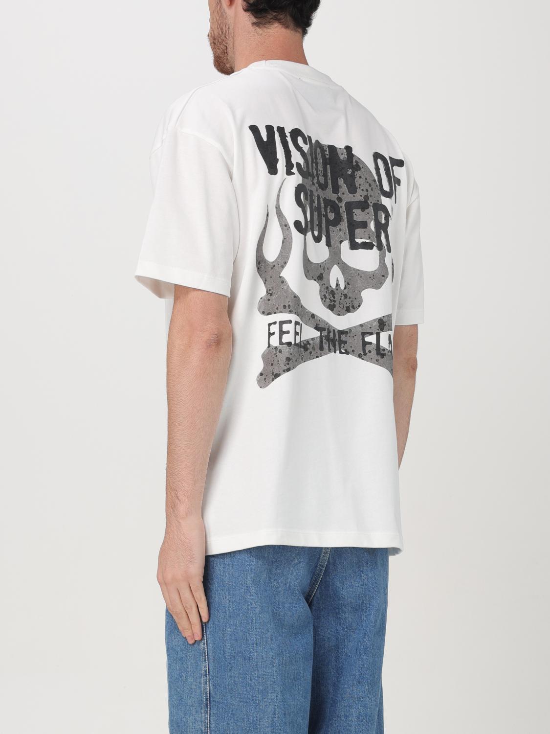 VISION OF SUPER T-SHIRT: T-shirt men Vision Of Super, White - Img 2