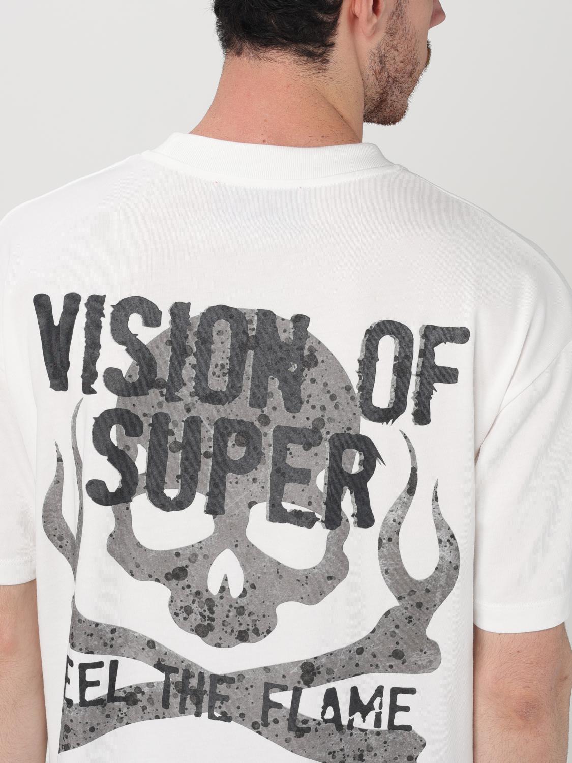 VISION OF SUPER T-SHIRT: T-shirt men Vision Of Super, White - Img 3