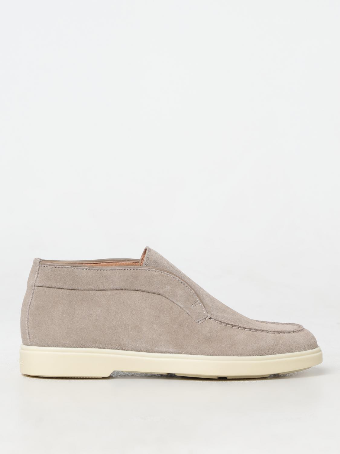 SANTONI MOCASINES: Mocasines mujer Santoni, Beige - Img 1
