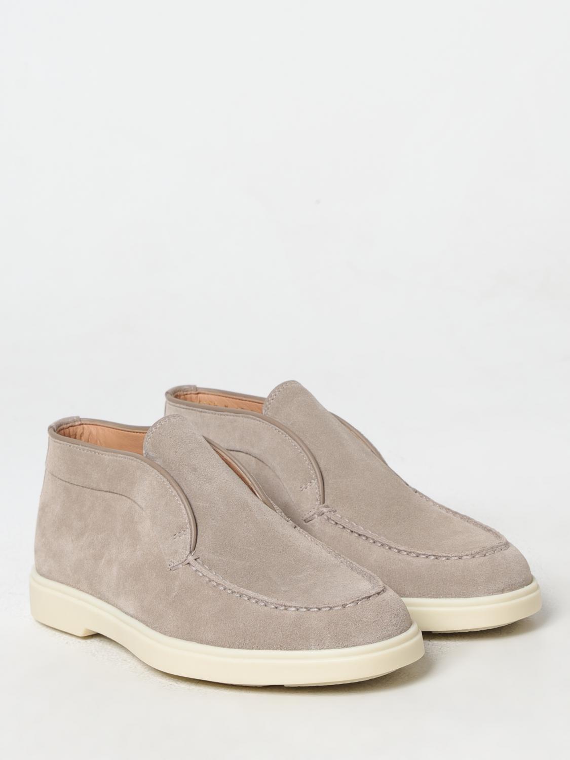 SANTONI MOCASINES: Mocasines mujer Santoni, Beige - Img 2