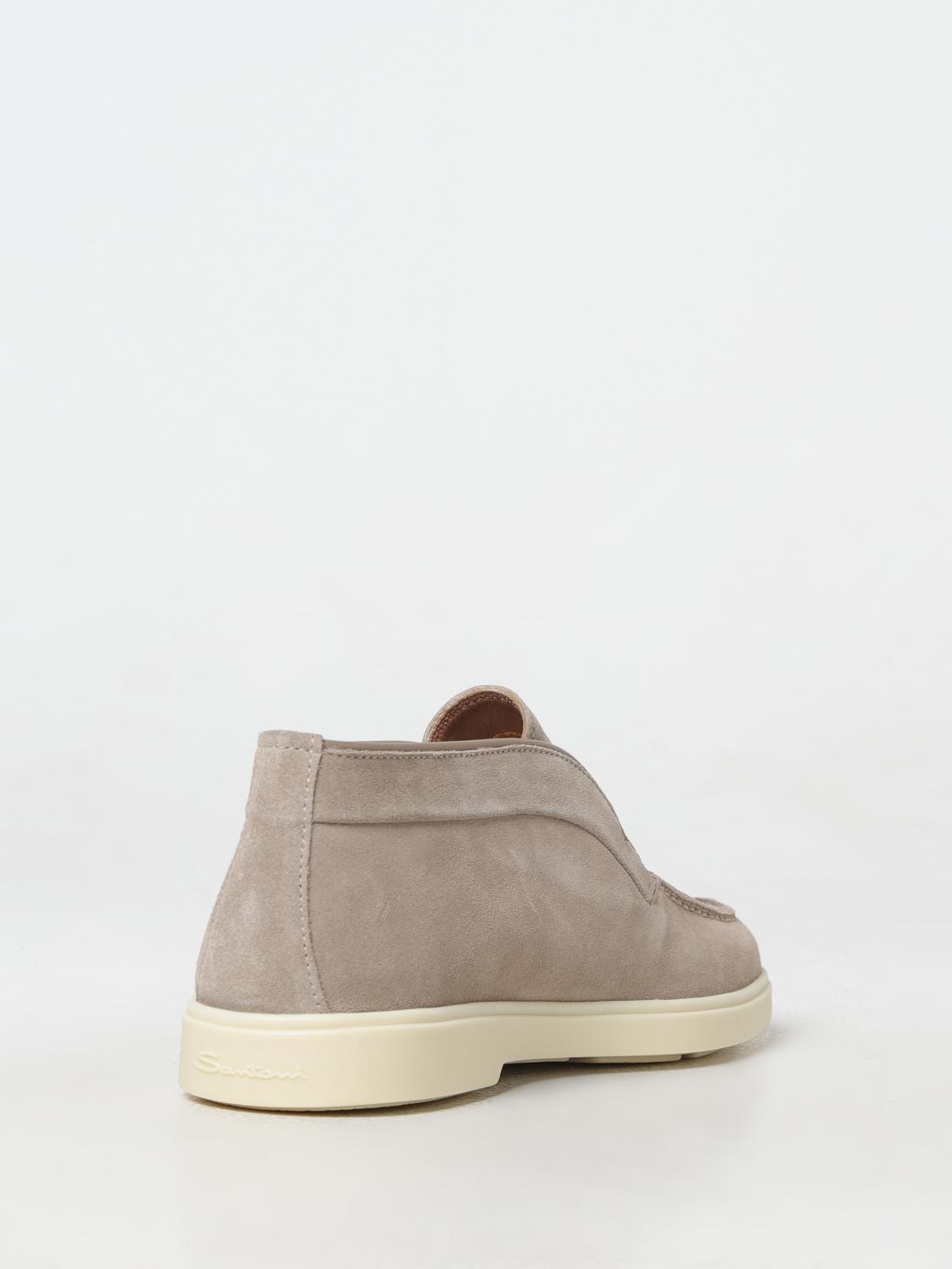 SANTONI MOCASINES: Mocasines mujer Santoni, Beige - Img 3