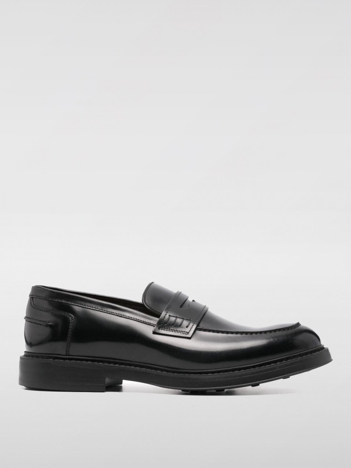 DOUCAL'S MOCASSINI: Mocassino Doucal's in pelle spazzolata , Nero - Img 1