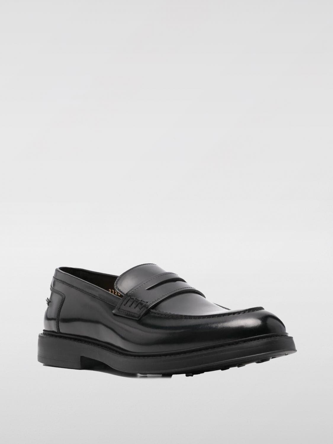 DOUCAL'S MOCASSINI: Mocassino Doucal's in pelle spazzolata , Nero - Img 2