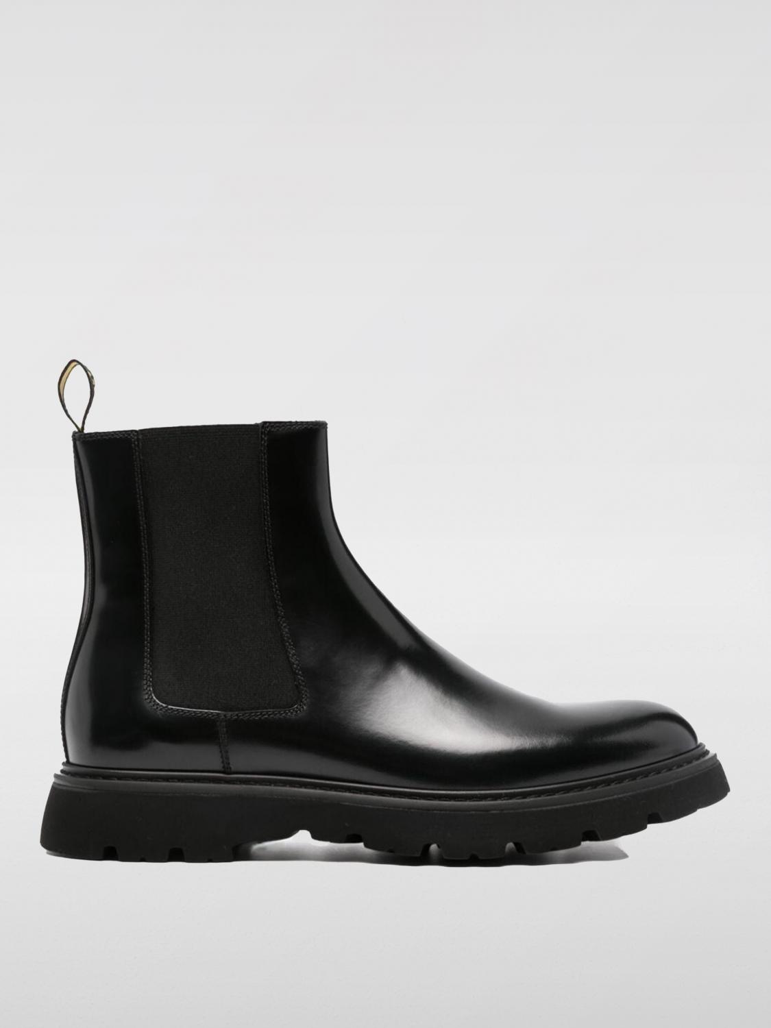 DOUCAL'S STIVALETTI: Stivaletto Doucal's in pelle , Nero - Img 1