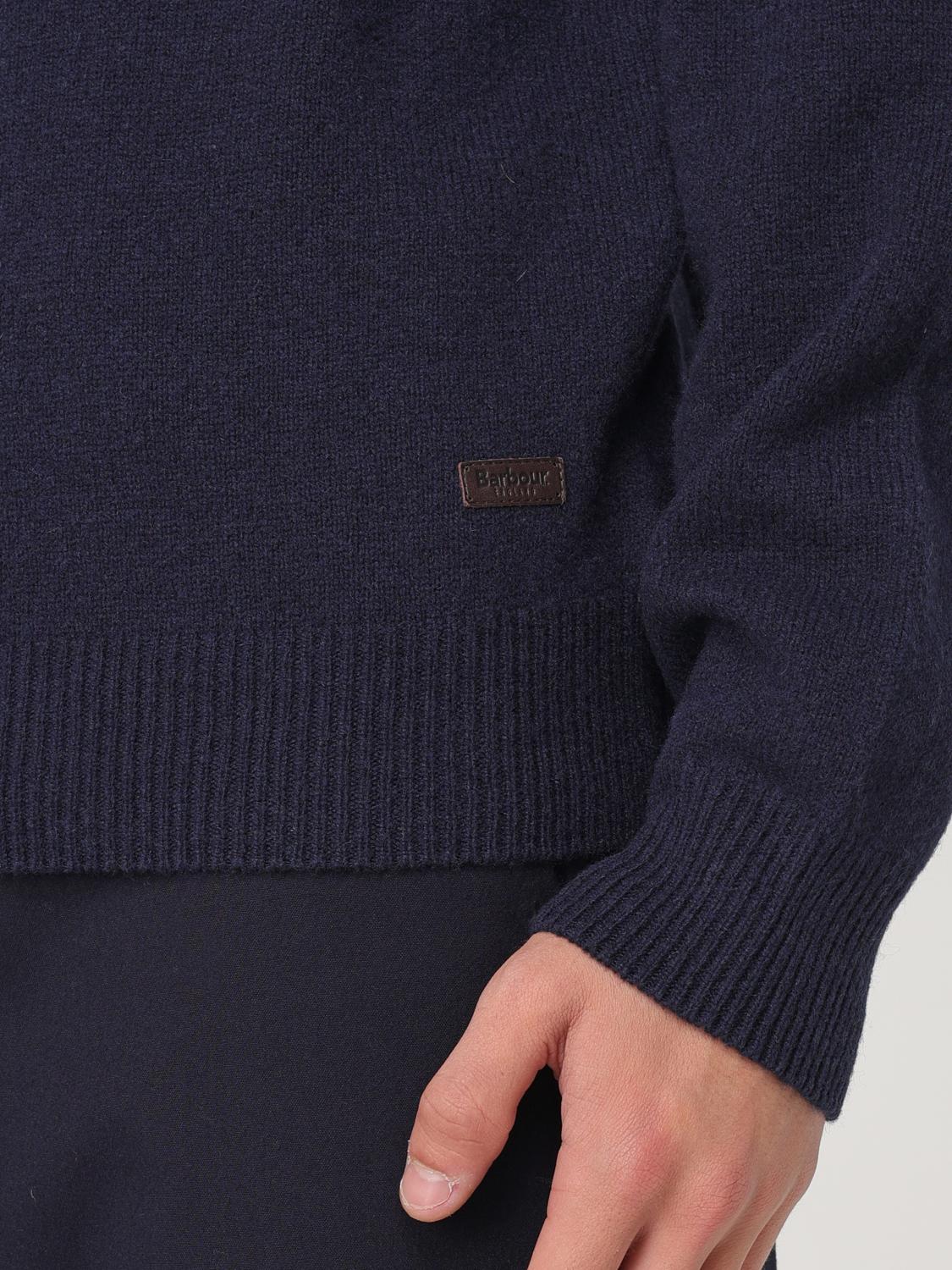 BARBOUR SWEATER: Sweater men Barbour, Blue - Img 3