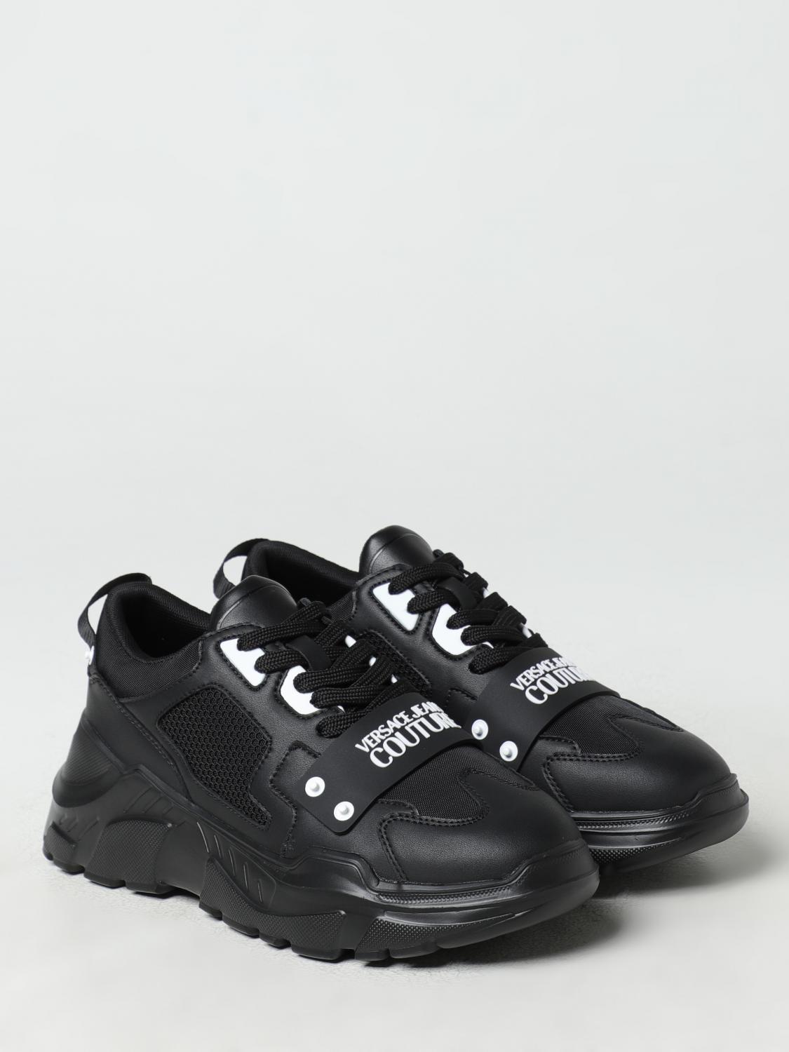 VERSACE JEANS COUTURE SNEAKERS: Sneakers men Versace Jeans Couture, Black 1 - Img 2