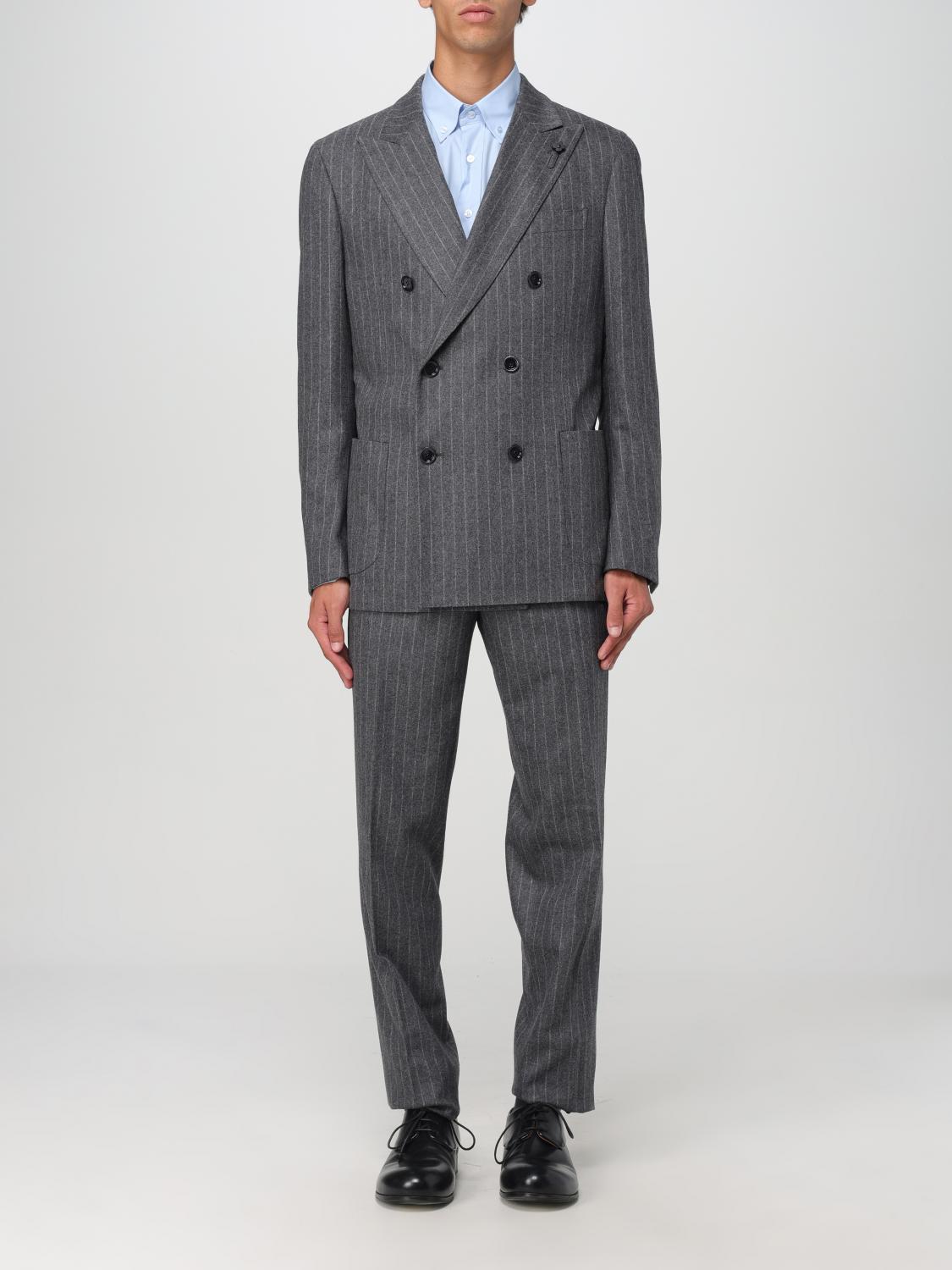 Lardini スーツ メンズ - ブラック | IV425AEIVSF63418 | GIGLIO.COM