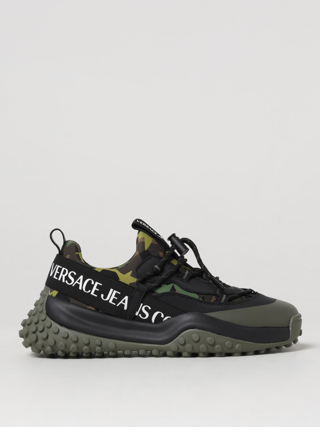 VERSACE JEANS COUTURE SNEAKERS: Sneakers men Versace Jeans Couture, Green - Img 1