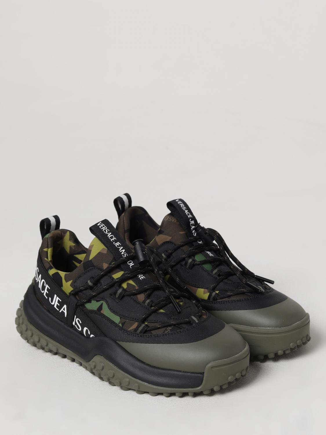 VERSACE JEANS COUTURE SNEAKERS: Sneakers men Versace Jeans Couture, Green - Img 2