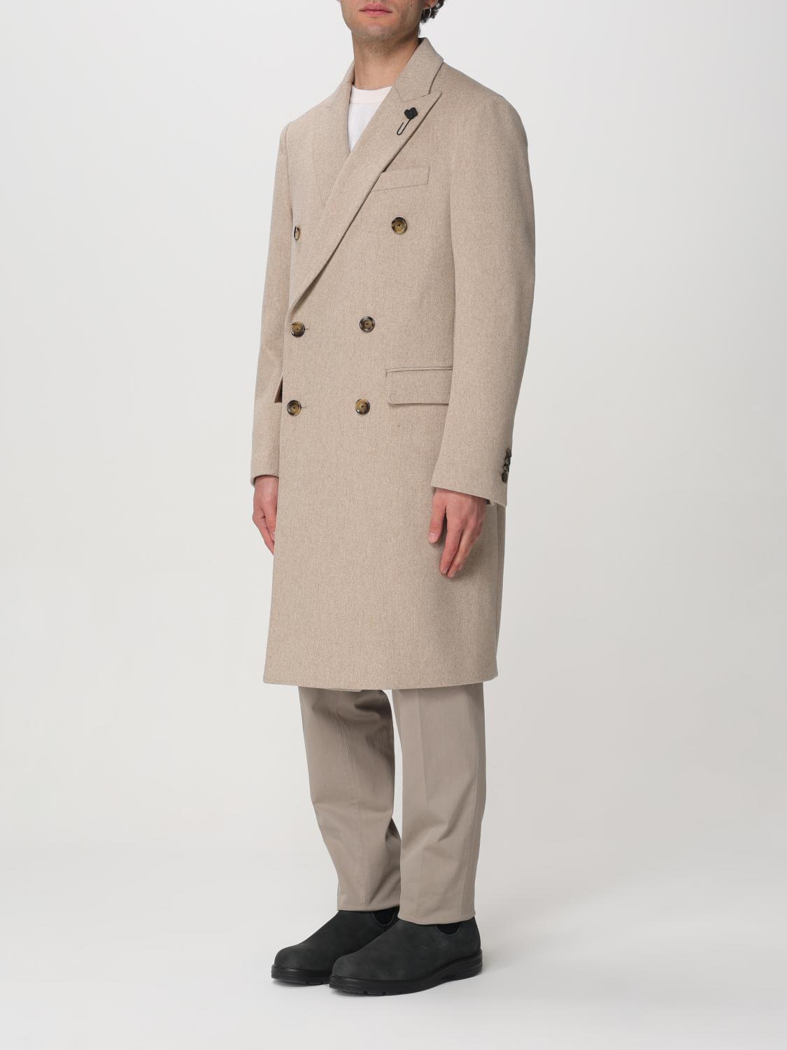 LARDINI 코트: 코트 남성 Lardini, 카멜 - Img 3