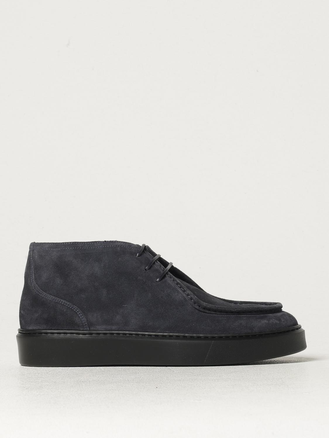 DOUCAL'S CHUKKA BOOTS: Shoes men Doucal's, Navy - Img 1