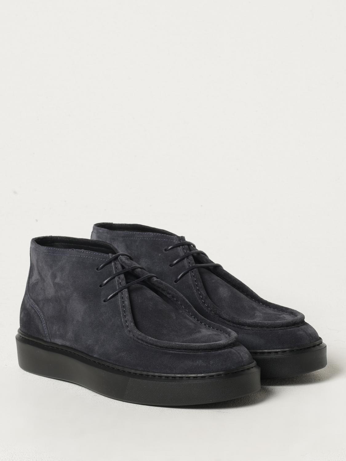 DOUCAL'S CHUKKA BOOTS: Shoes men Doucal's, Navy - Img 2