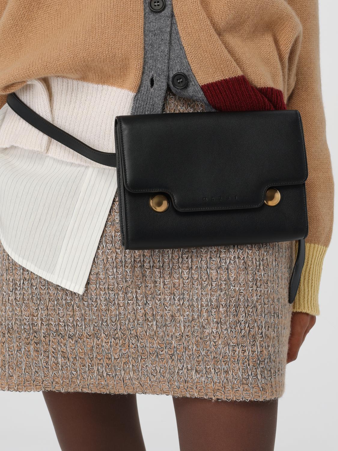 バッグ・カバンその他 MARNI Woman Mini bag Black MUMP0009P6948 00N99 Marni Outlet: Shoulder bag woman - Black | Marni mini bag