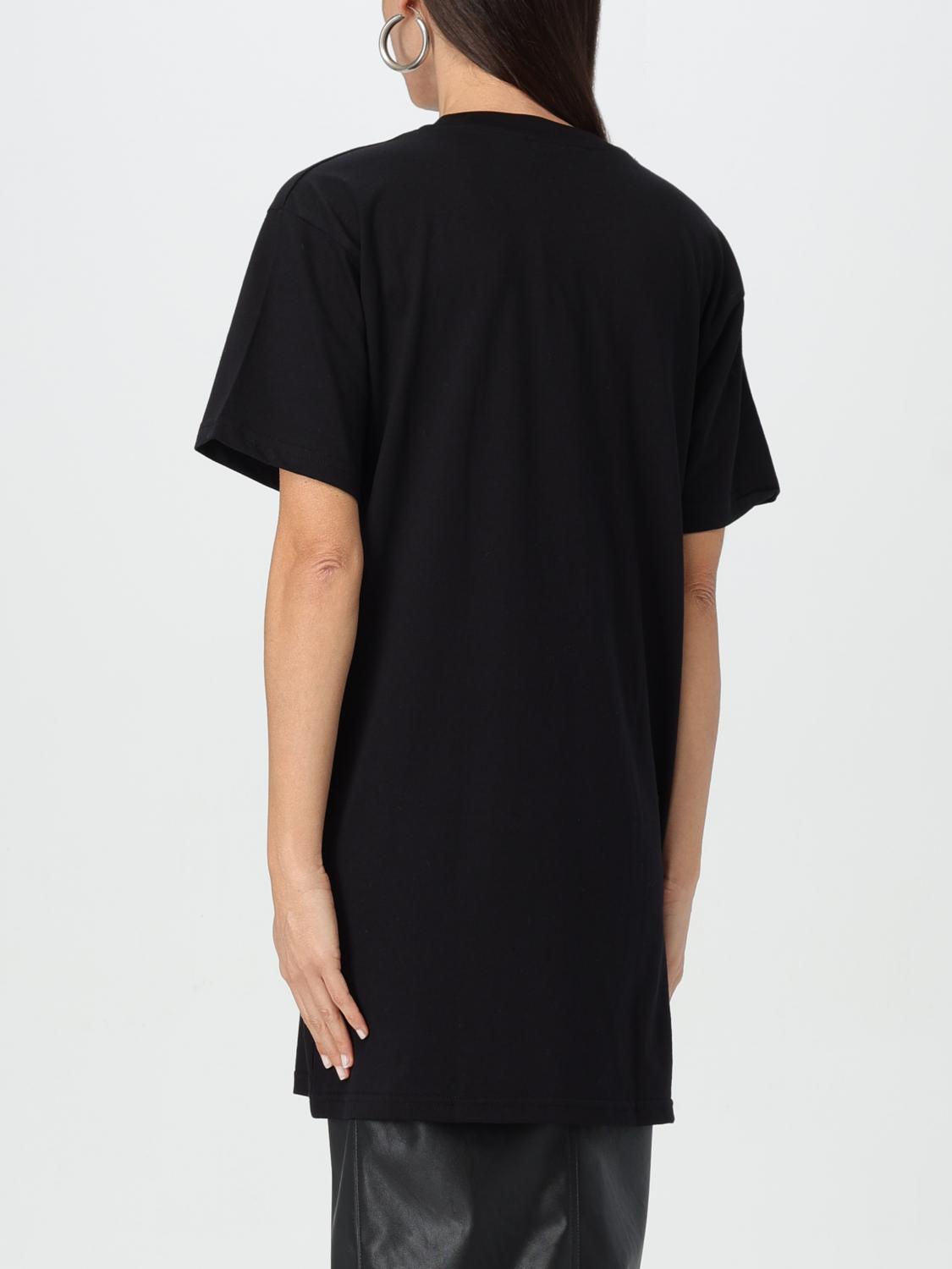 Tシャツ・カットソー GCDS Woman T-Shirt Black A2OW2301JD9 99 GCDS Outlet: T-shirt in cotone con stampa logo - Nero | T