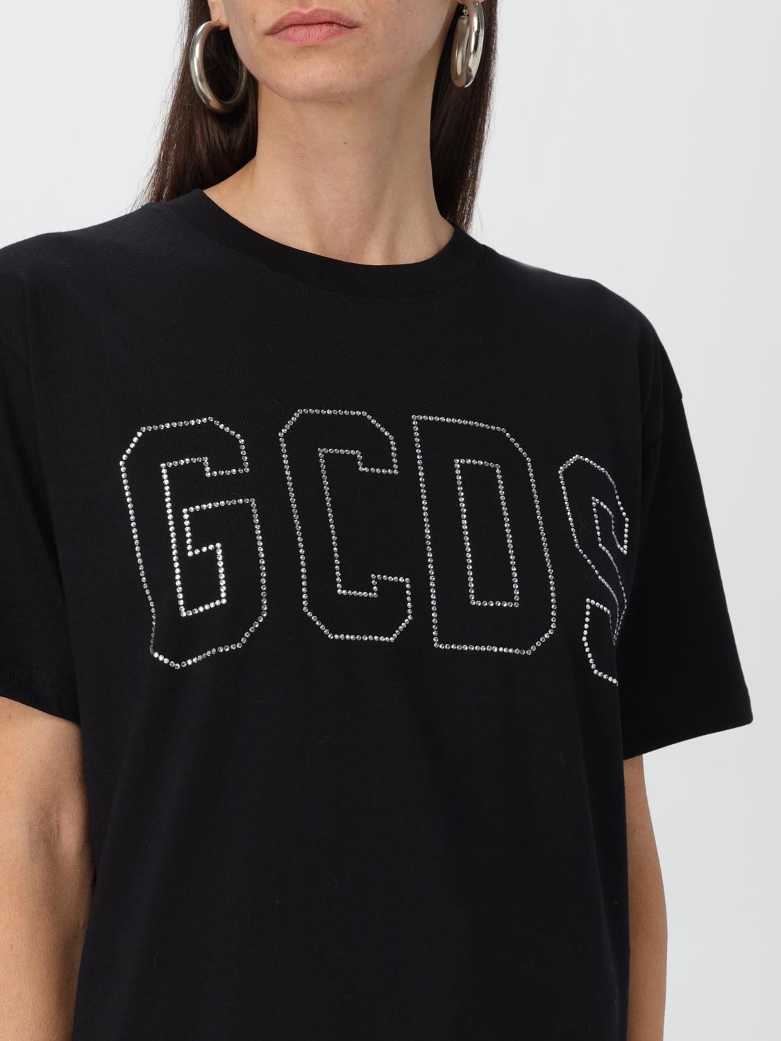 GCDS CAMISETA: Camiseta mujer GCDS, Negro - Img 3