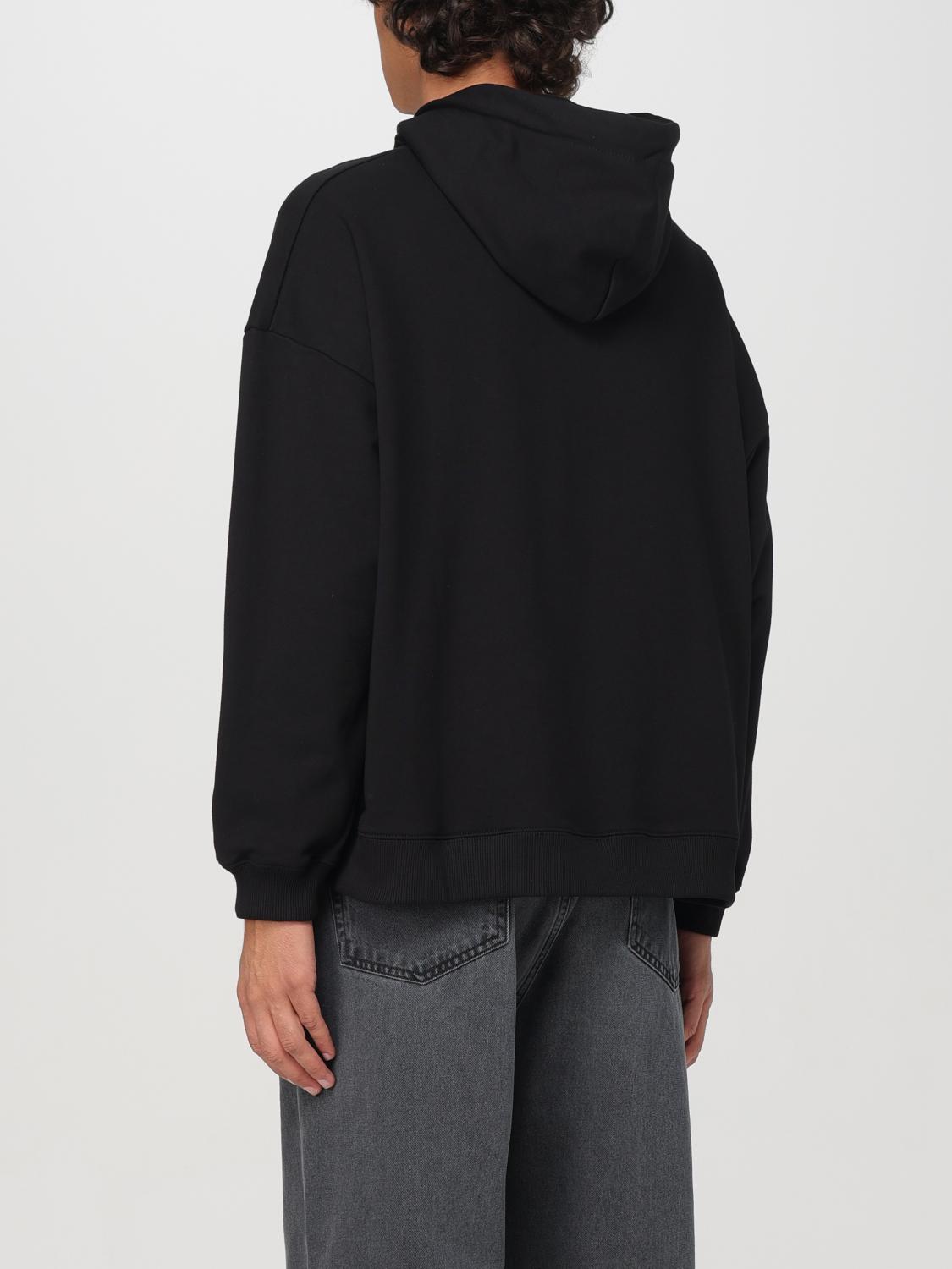 GCDS SWEATSHIRT: GCDS men's hoodie, Black - Img 2