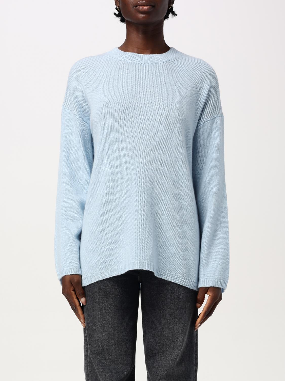 ALLUDE MAGLIA: Maglia a girocollo basic Allude, Blue - Img 1