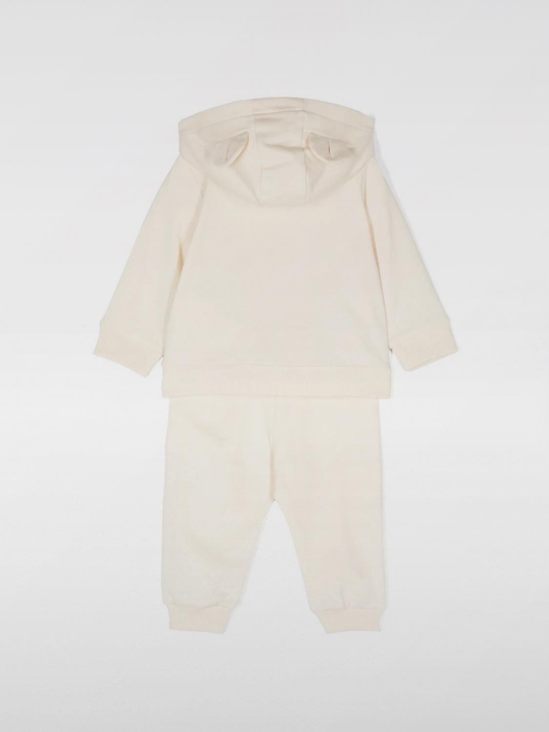 MOSCHINO BABY-OVERALL: Anzug kinder Moschino, Braun - Img 2