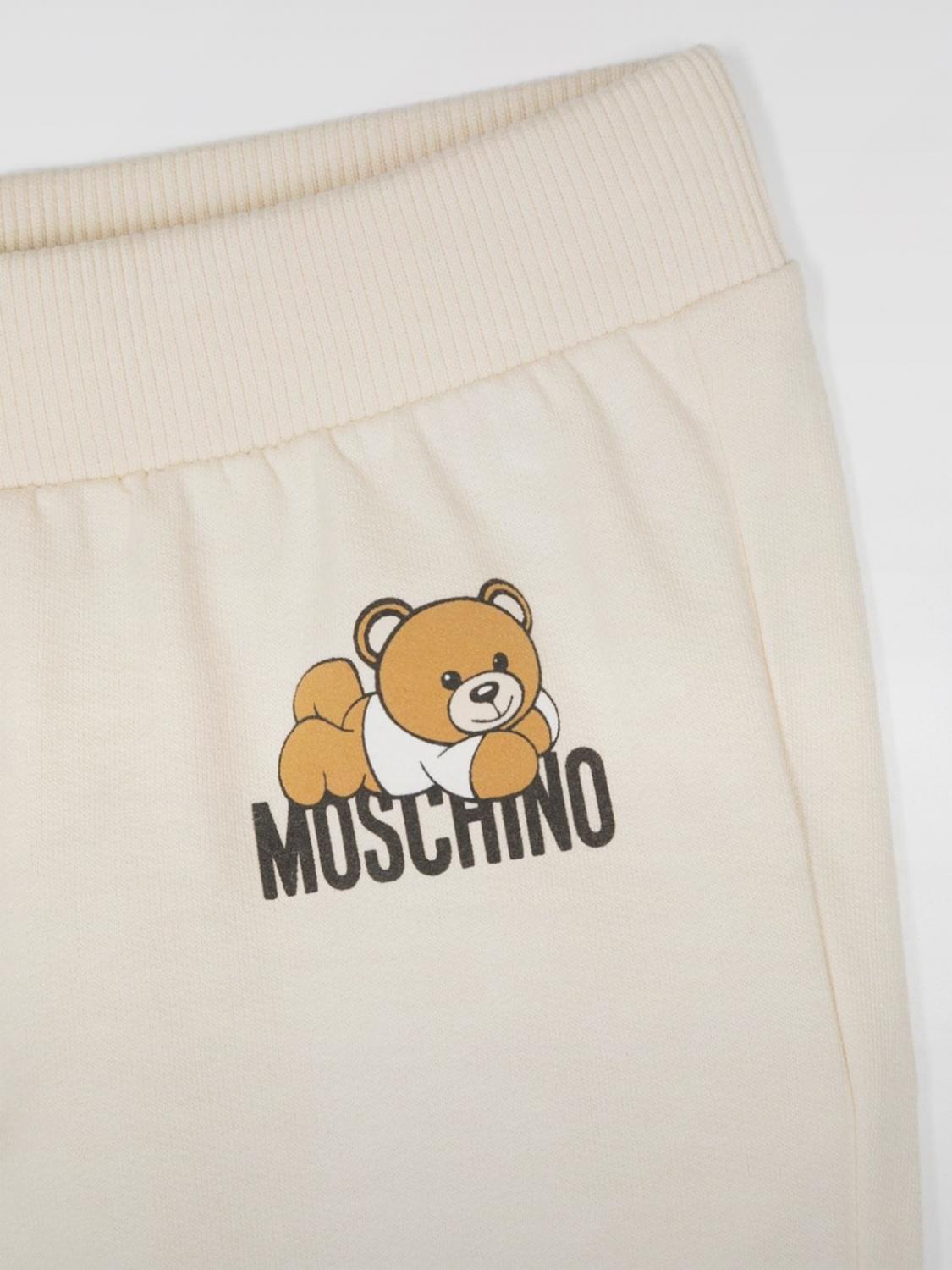 MOSCHINO BABY-OVERALL: Anzug kinder Moschino, Braun - Img 3