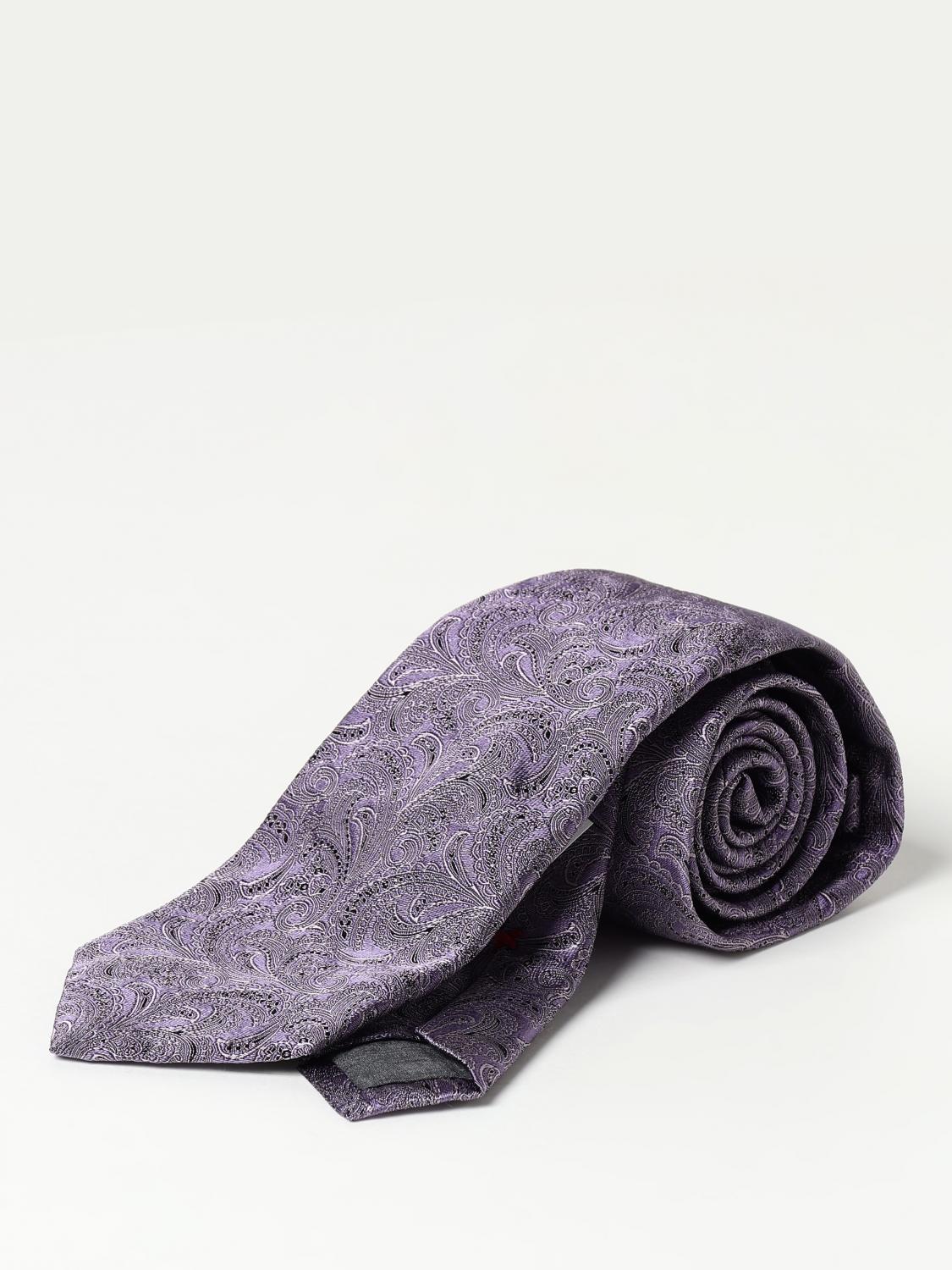 Giglio Cravatta Brunello Cucinelli in seta con motivo paisley jacquard