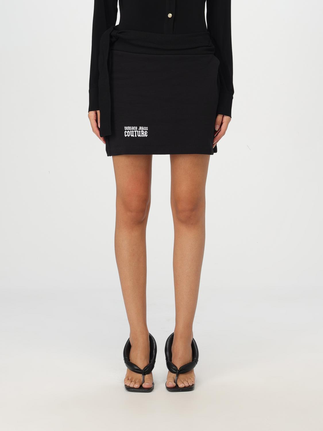 VERSACE JEANS COUTURE SKIRT: Skirt woman Versace Jeans Couture, Black - Img 1