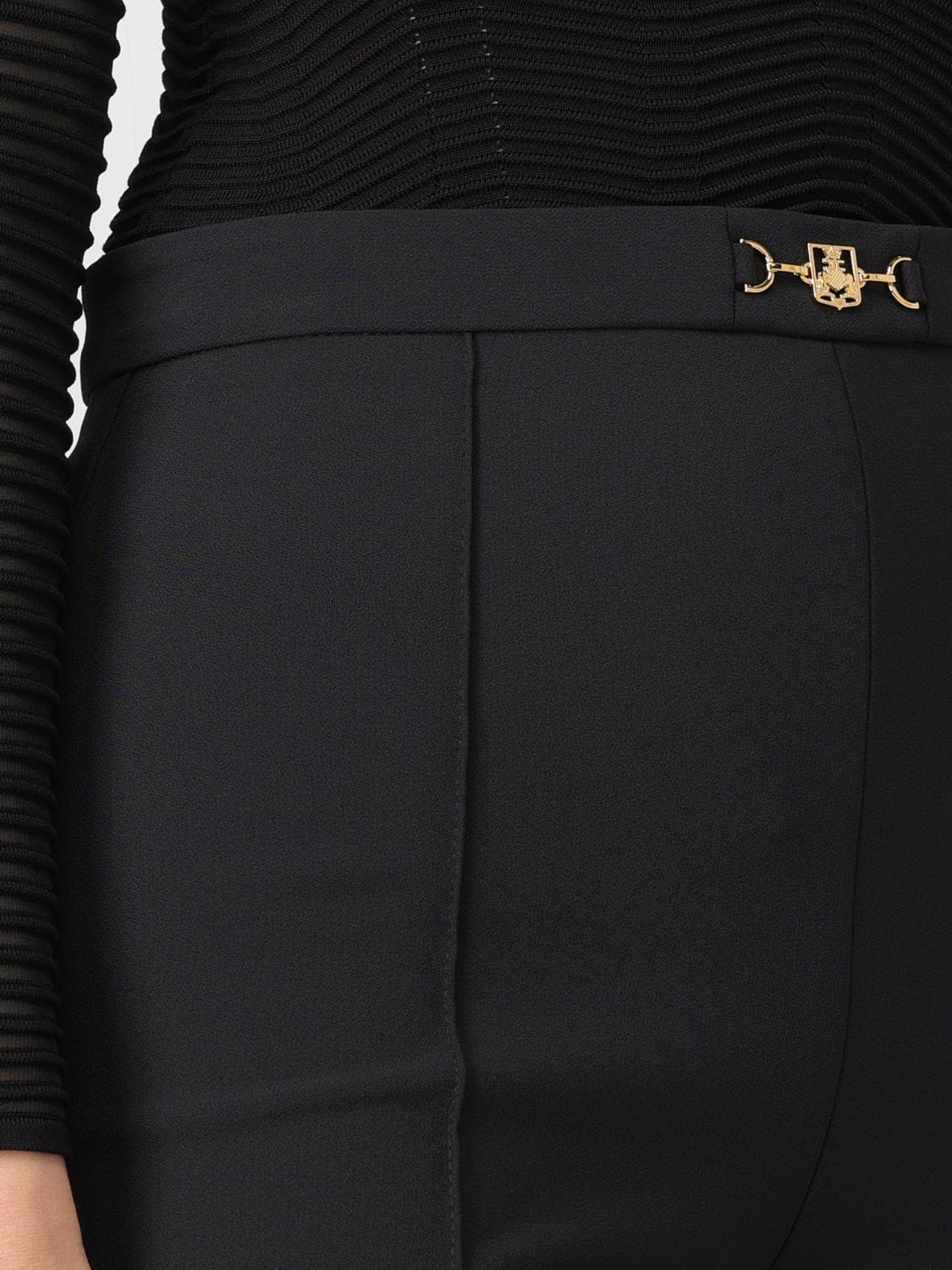 ELISABETTA FRANCHI PANTS: Pants woman Elisabetta Franchi, Black - Img 3