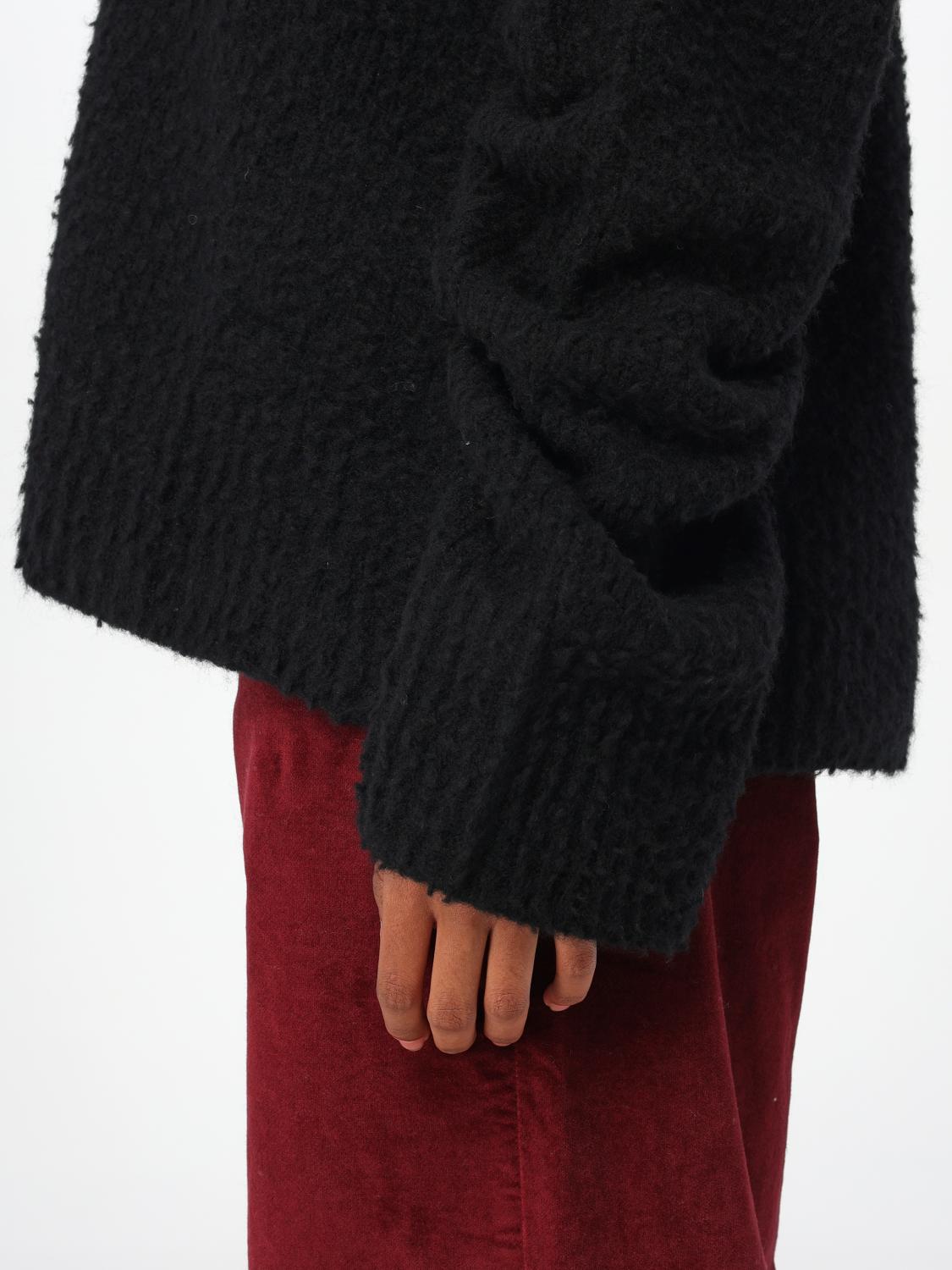 UMA WANG MAGLIA: Pullover oversize Uma Wang in lana e cashmere , Nero - Img 4