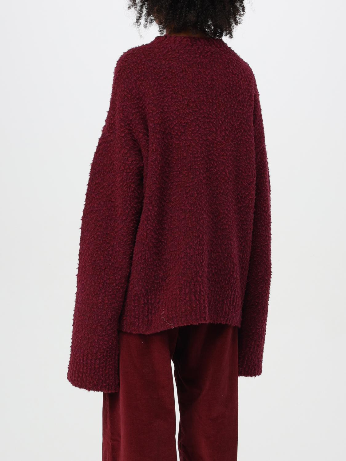 UMA WANG MAGLIA: Pullover oversize Uma Wang in lana e cashmere , Rosso - Img 3