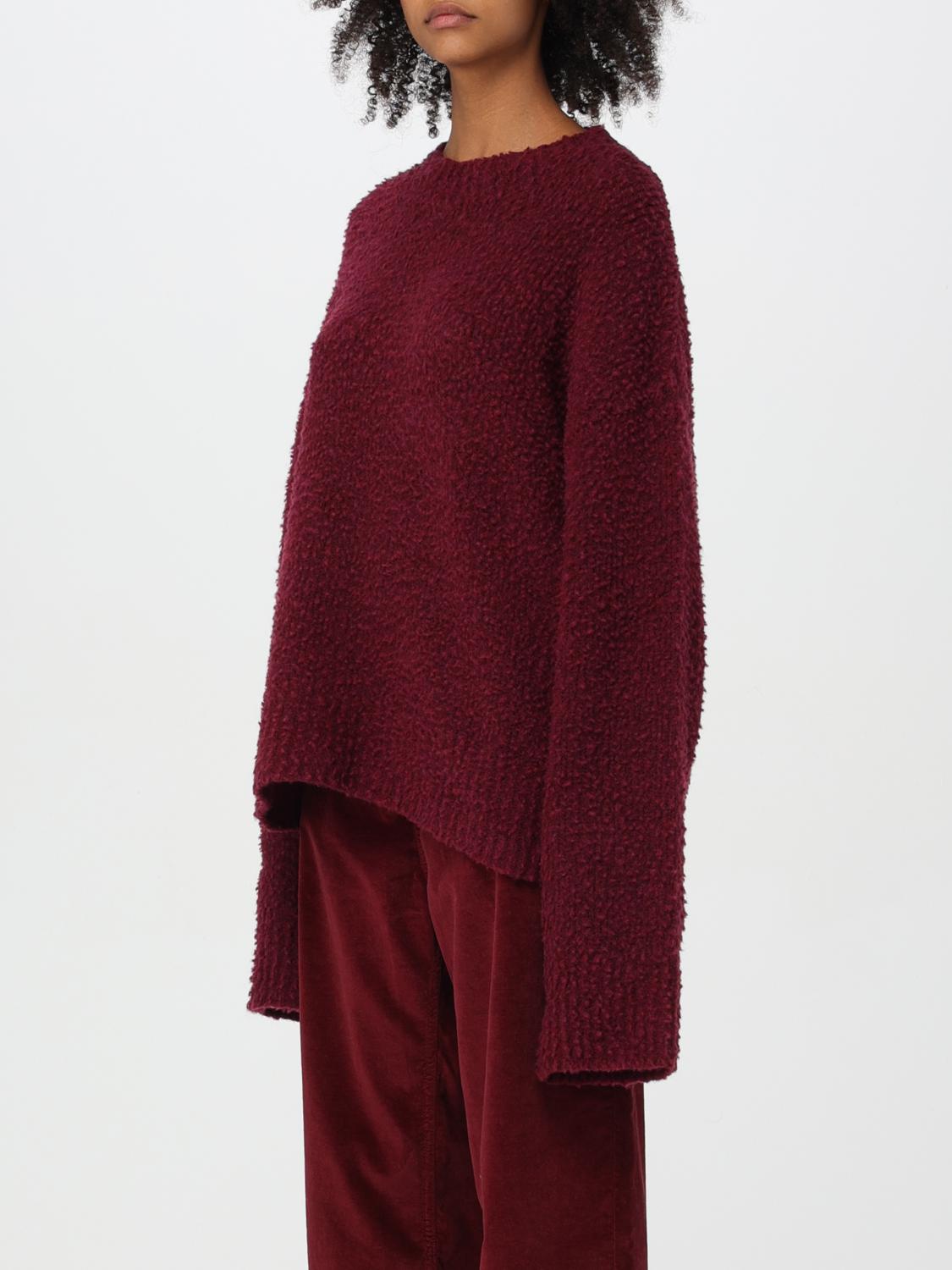 UMA WANG MAGLIA: Pullover oversize Uma Wang in lana e cashmere , Rosso - Img 4