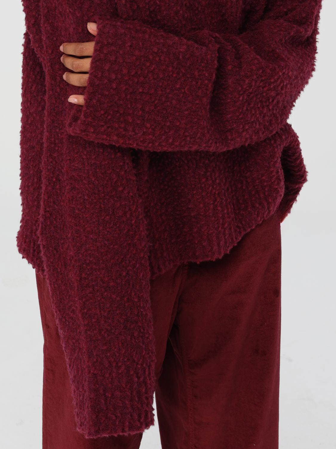 UMA WANG MAGLIA: Pullover oversize Uma Wang in lana e cashmere , Rosso - Img 5