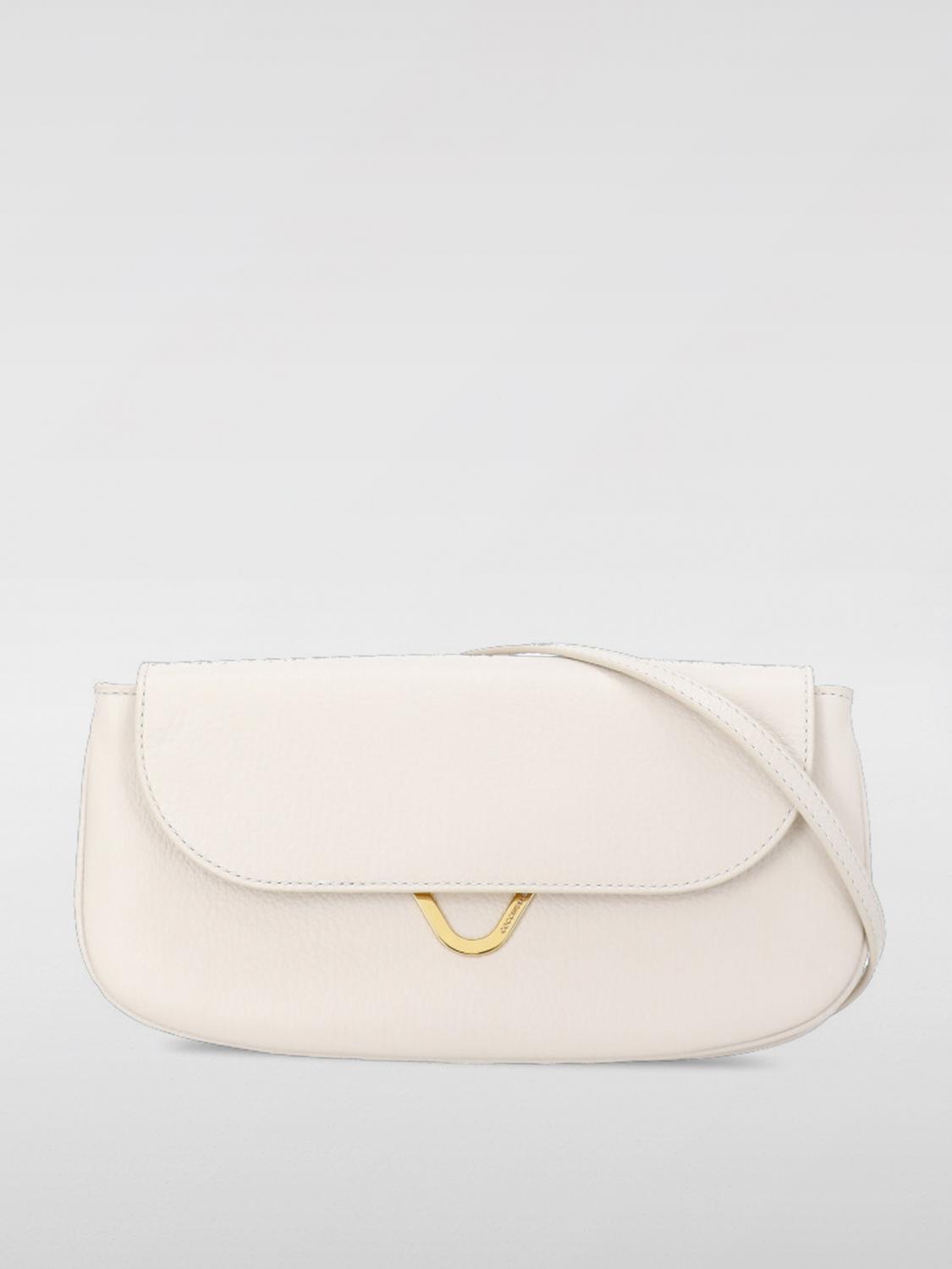 COCCINELLE CLUTCH: Shoulder bag woman Coccinelle, Ivory - Img 1