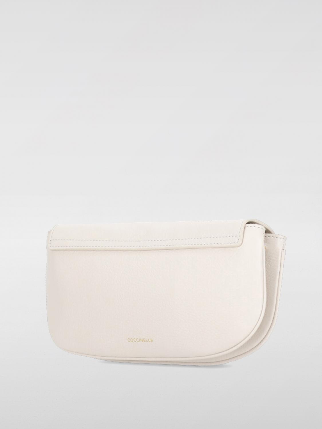 COCCINELLE CLUTCH: Shoulder bag woman Coccinelle, Ivory - Img 2