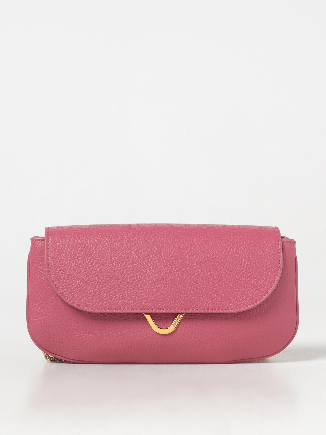 COCCINELLE CLUTCH: Shoulder bag woman Coccinelle, Raspberry - Img 1