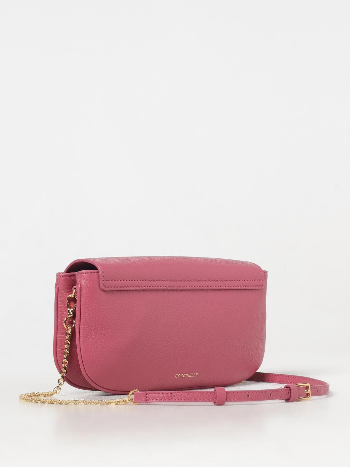 COCCINELLE CLUTCH: Shoulder bag woman Coccinelle, Raspberry - Img 2