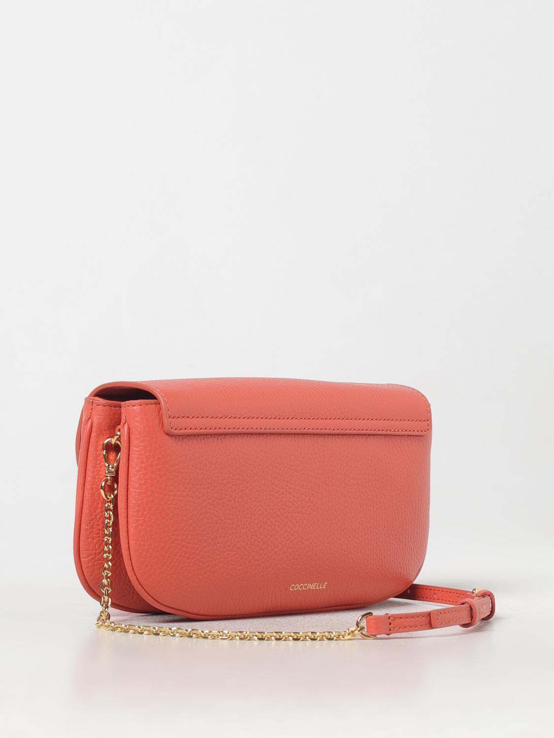 COCCINELLE CLUTCH: Shoulder bag woman Coccinelle, Brick Red - Img 2