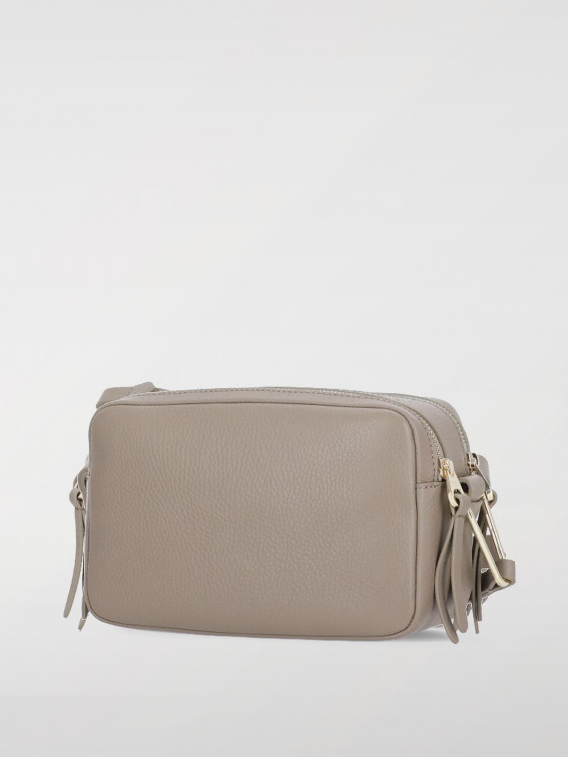 COCCINELLE BORSA MINI: Borsa Coccinelle in pelle a grana , Grigio - Img 3
