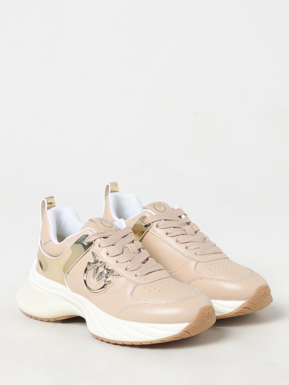 PINKO SNEAKERS: Sneakers woman Pinko, Beige - Img 2