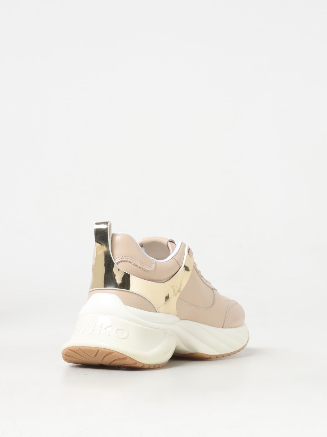 PINKO SNEAKERS: Sneakers woman Pinko, Beige - Img 3