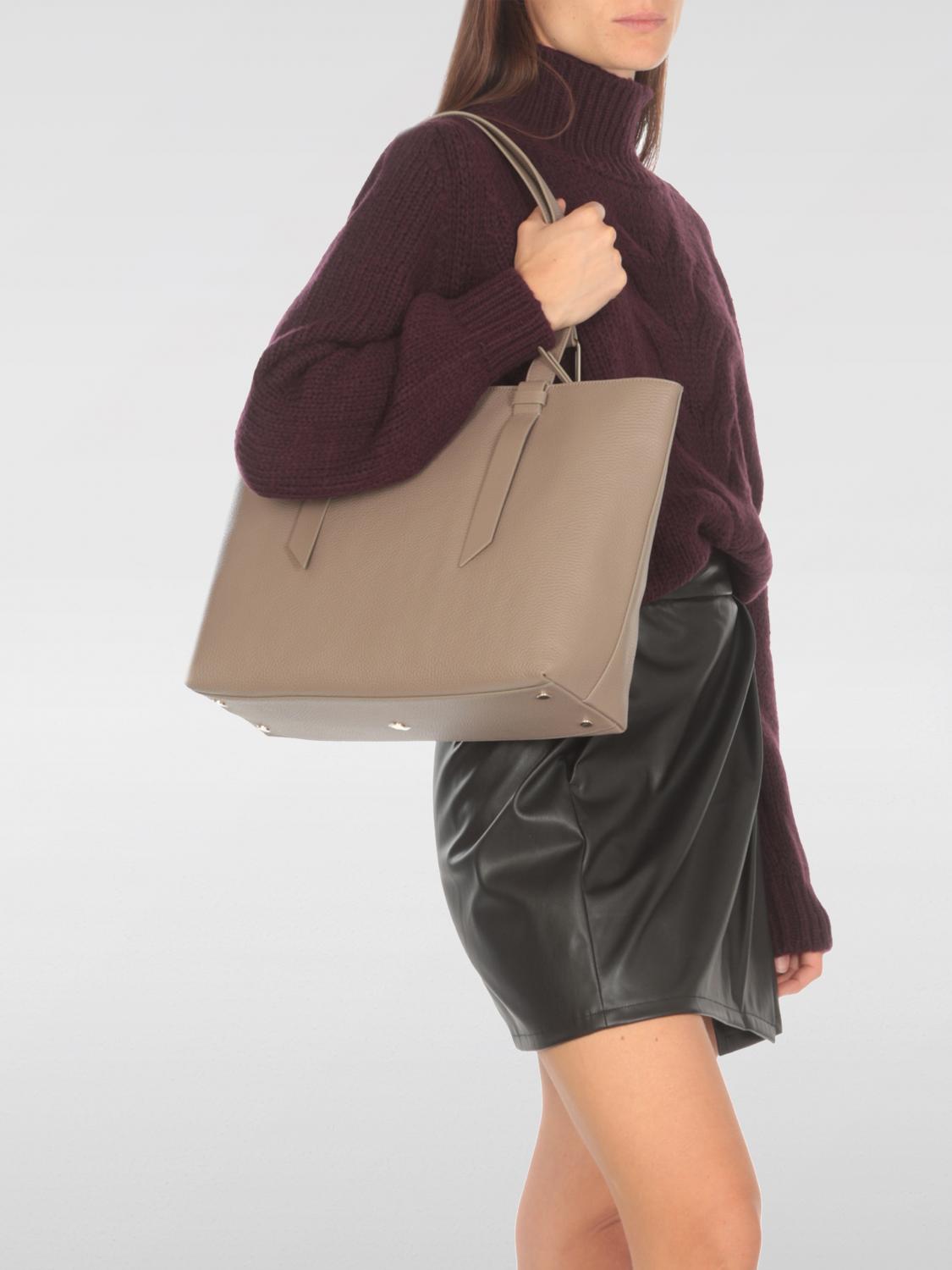 COCCINELLE SCHULTERTASCHE: Schultertasche damen Coccinelle, Beige - Img 2