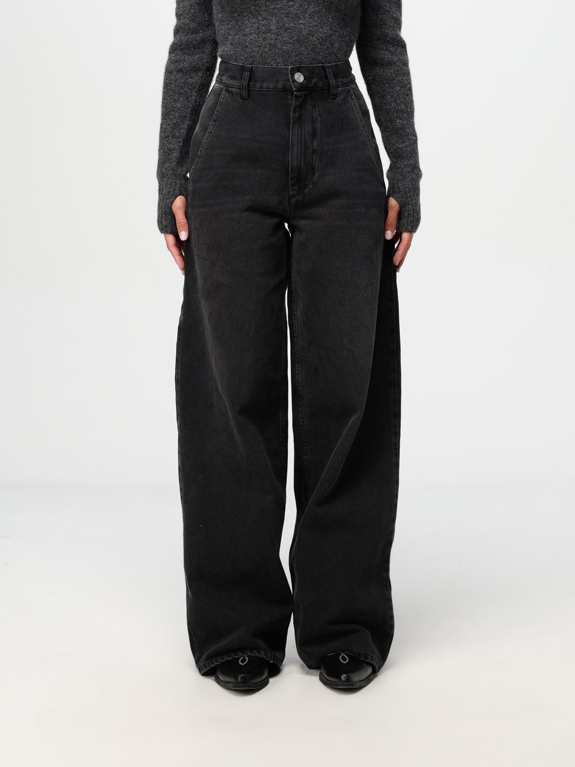 ISABEL MARANT ETOILE JEANS: Jeans woman Isabel Marant Etoile, Black - Img 1