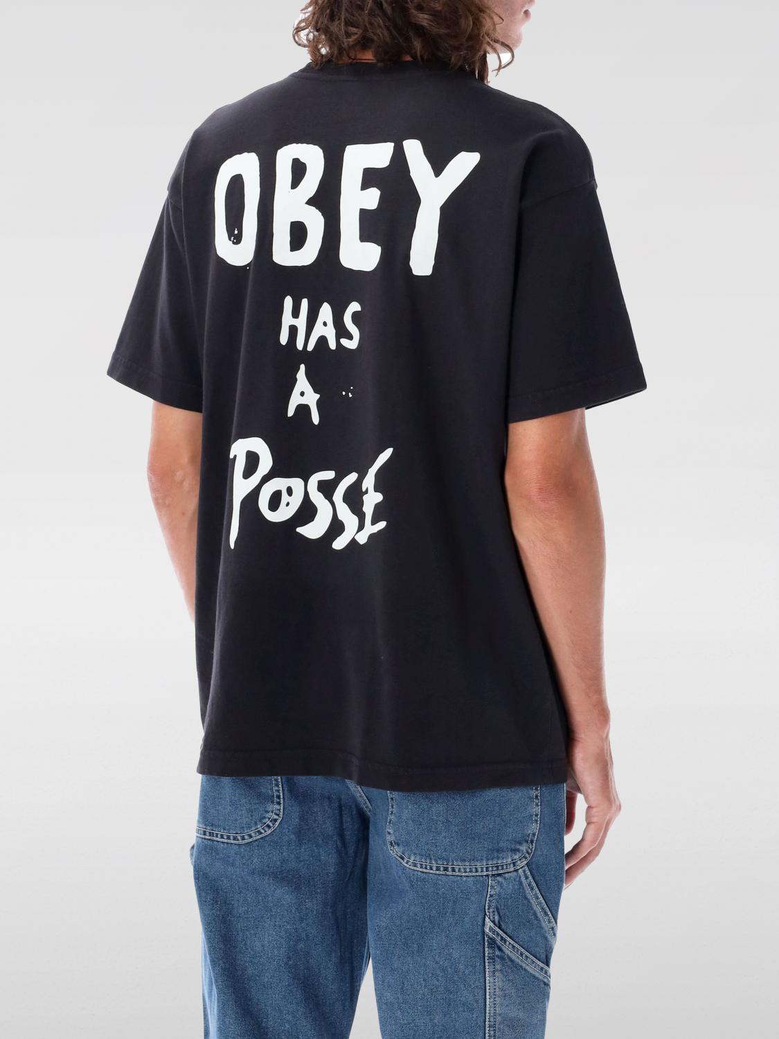 OBEY T-SHIRT: T-shirt men Obey, Black - Img 2