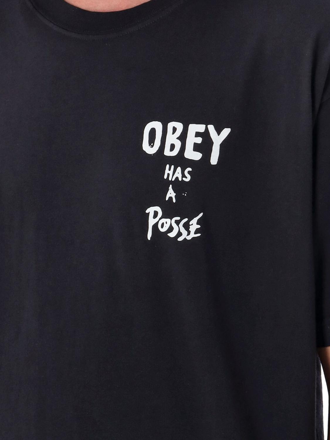 OBEY T-SHIRT: T-shirt men Obey, Black - Img 3